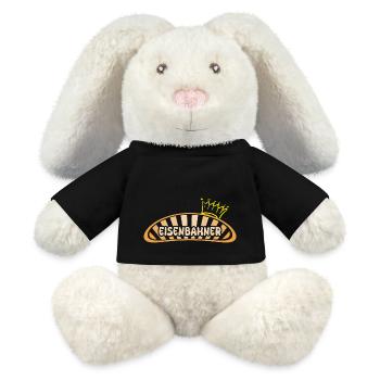 Railroader - MiniFeet® RecycelHase® Bunny Cream - black - Front