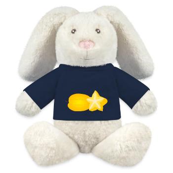 star fruit - MiniFeet® RecycelHase® Bunny Cream - french navy - Front