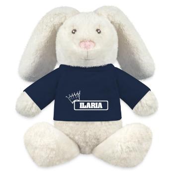 Ilaria as a crown - MiniFeet® RecycelHase® Bunny Cream - french navy - Front
