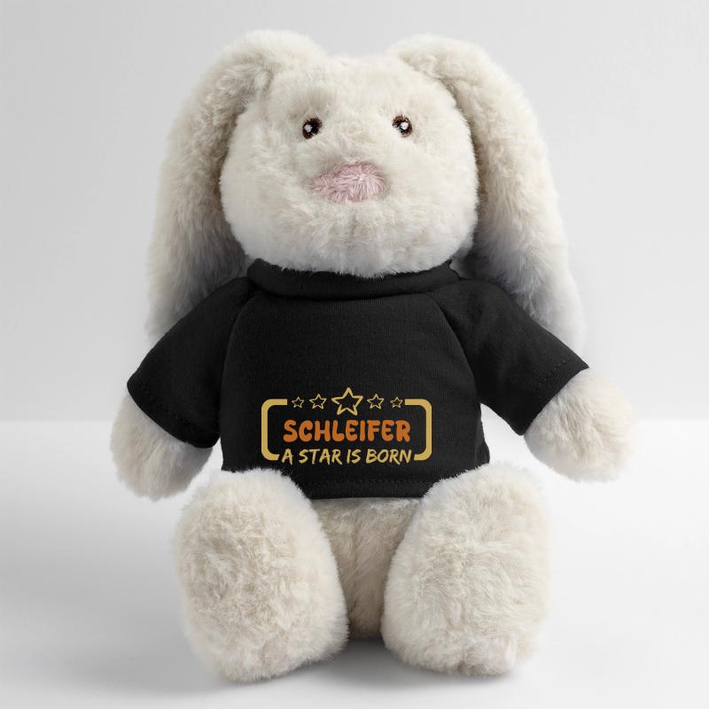 Le grinder en héros Lapin en peluche recyclé MiniFeet® Crème