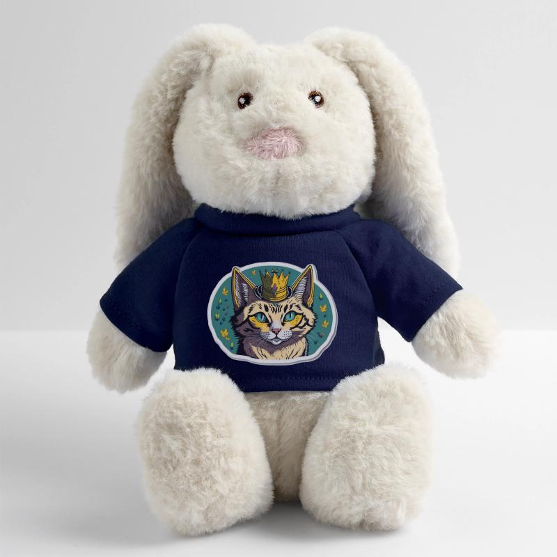 Princesse Lapin en peluche recyclé MiniFeet® Crème