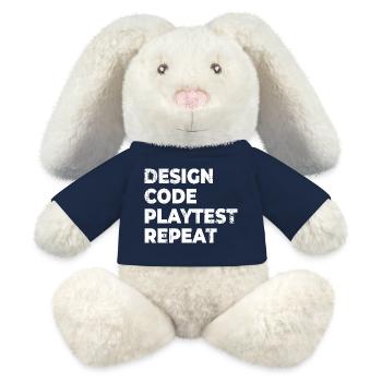 Game Development Progress - MiniFeet® RecycelHase® Bunny Cream - french navy - Front