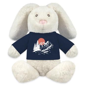 Sunset Peak Silhouette - MiniFeet® RecycelHase® Creme - French Navy - Vorne