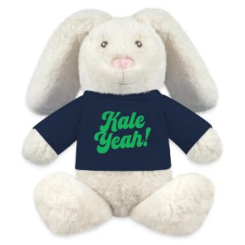 Kale Yeah - MiniFeet® RecycelHase® Bunny Cream - french navy - Front