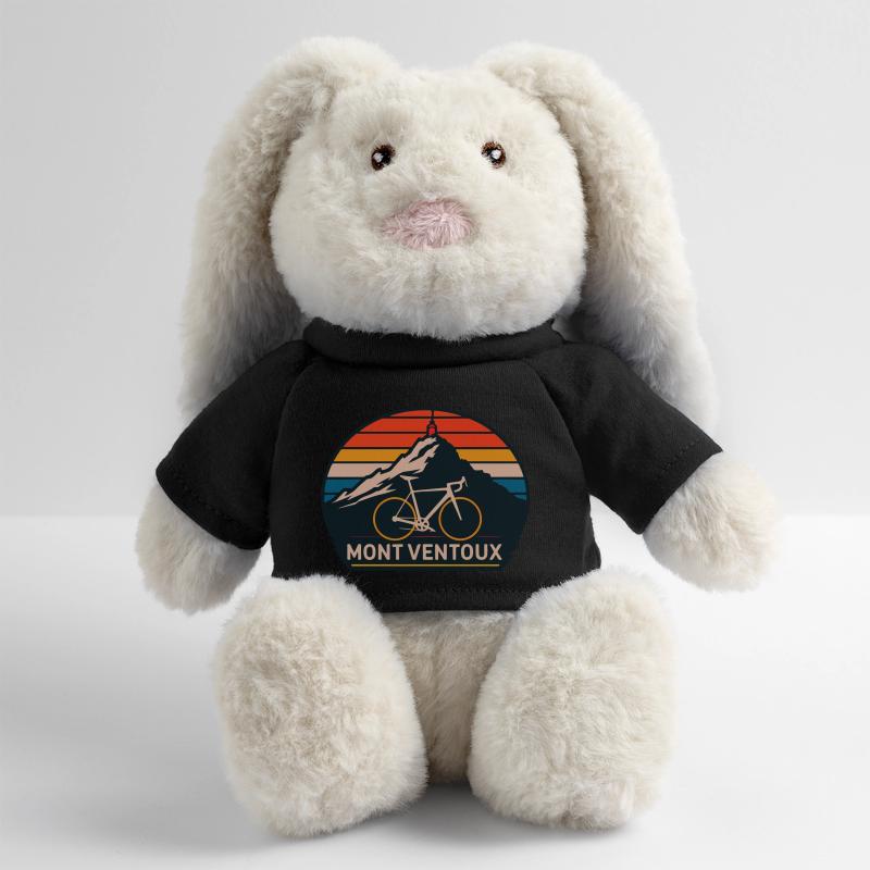 Mont Ventoux avec vélo Lapin en peluche recyclé MiniFeet® Crème