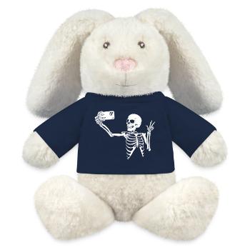 Ein letztes Selfie - MiniFeet® RecycelHase® Creme - French Navy - Vorne
