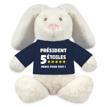 president - MiniFeet® RecycelHase® Bunny Cream - french navy - Front