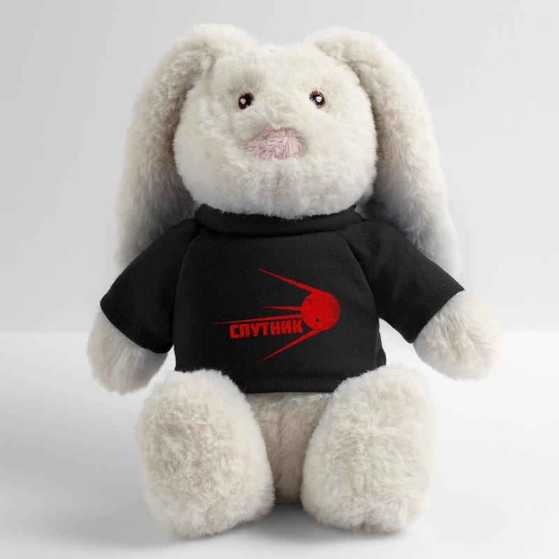 SPUTNIK | Premier satellite dans l'espace vendange Lapin en peluche recyclé MiniFeet® Crème