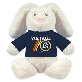 Jahrgang 2015 - Classic Limited Edition Retro 9 - MiniFeet® RecycelHase® Creme - French Navy - Vorne