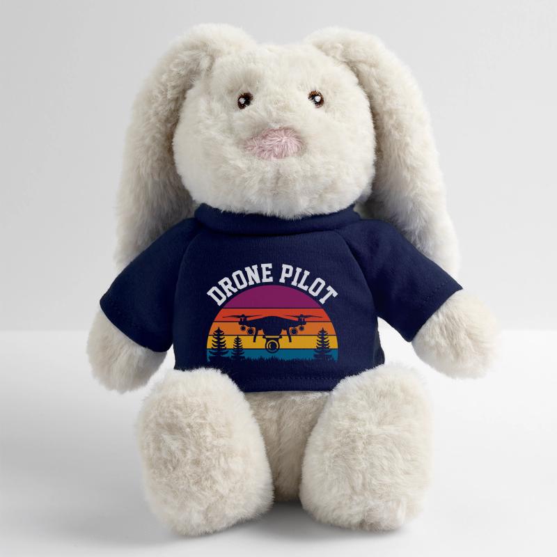 Drone Pilot MiniFeet® RecycelHase® Bunny Cream