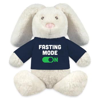 Fasting Mode On - MiniFeet® RecycelHase® Bunny Cream - french navy - Front