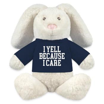 I scream 'cause I care - MiniFeet® RecycelHase® Bunny Cream - french navy - Front