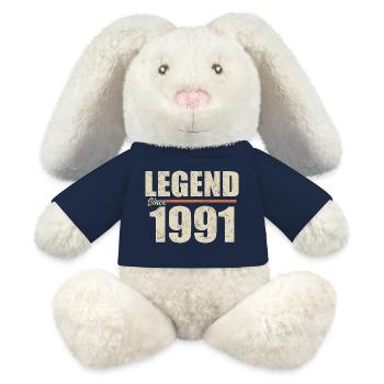 Jubiläum 1991 | Legende seit 1991 - MiniFeet® RecycelHase® Creme - French Navy - Vorne