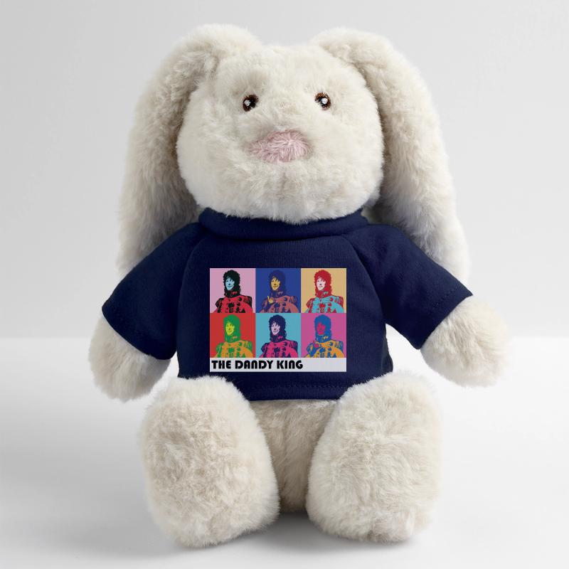 Dandy King Pop Art Portrait MiniFeet® RecycelHase® Bunny Cream