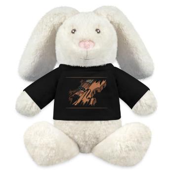 Violin, Violin, Music, Classical, Illustration, Symbol - MiniFeet® RecycelHase® Bunny Cream - black - Front