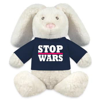 Stop wars - MiniFeet® RecycelHase® Bunny Cream - french navy - Front