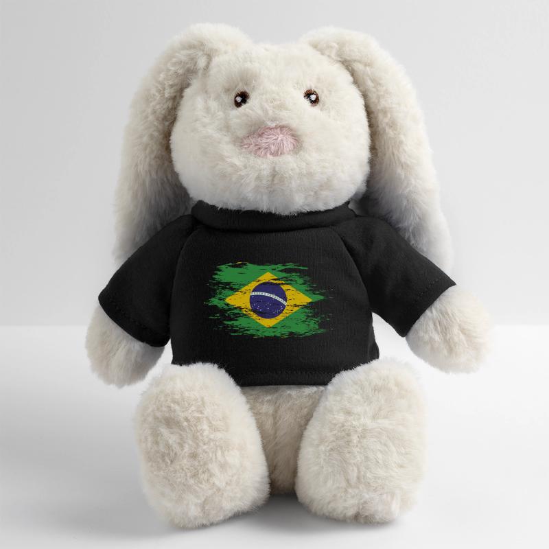 Brésil utilisé Lapin en peluche recyclé MiniFeet® Crème