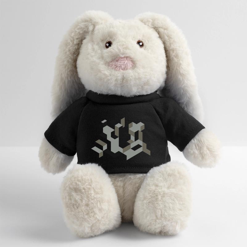 Perspective Construction Cube Dyeing Yourself Labyrinth 3D MiniFeet® RecycelHase® Bunny Cream
