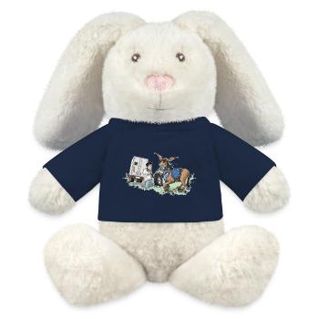 Donkey carriage roadside assistance - MiniFeet® RecycelHase® Bunny Cream - french navy - Front