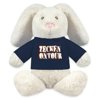 Ticks on tour - MiniFeet® RecycelHase® Bunny Cream - french navy - Front