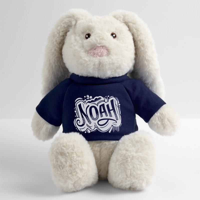 Noah Name Vorname Graffiti MiniFeet® RecycelHase® Creme