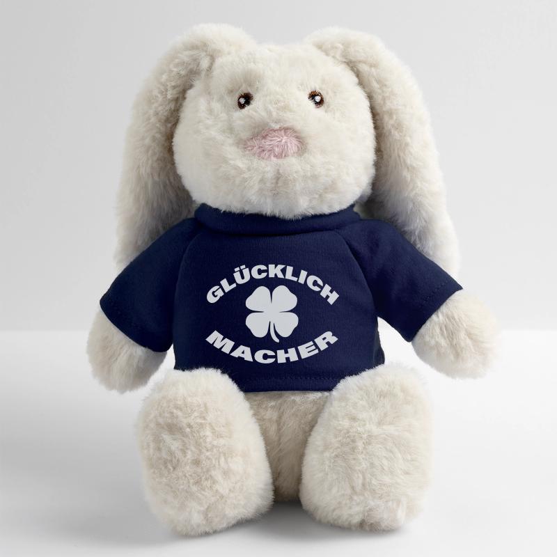 FAISEUR DE BONHEUR Lapin en peluche recyclé MiniFeet® Crème