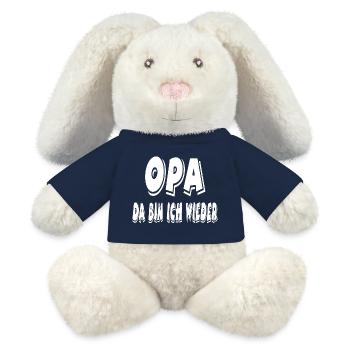 Opa - MiniFeet® RecycelHase® Creme - French Navy - Vorne