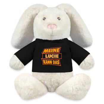 Lucie Lucie - MiniFeet® RecycelHase® Bunny Cream - black - Front