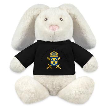 The Swedish Nuclear Weapons Programme - MiniFeet® RecycelHase® Bunny Cream - black - Front