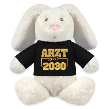 Aerztin 2030 - MiniFeet® RecycelHase® Creme - Schwarz - Vorne