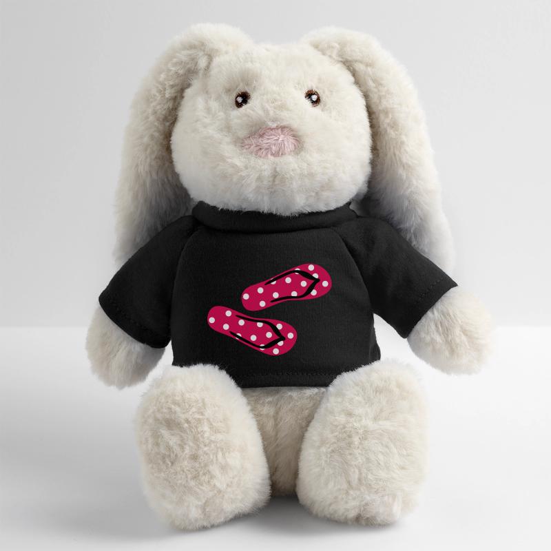 Babouches Toadstool Tongs Points Dots Été Lapin en peluche recyclé MiniFeet® Crème