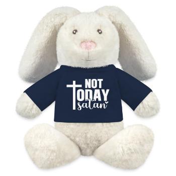 Nicht heute Satan - MiniFeet® RecycelHase® Creme - French Navy - Vorne