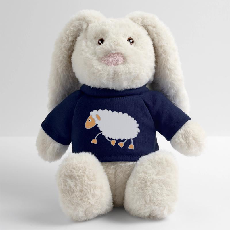 Sheep trots to the shepherd MiniFeet® RecycelHase® Bunny Cream