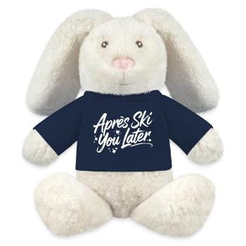Après Ski you later - MiniFeet® RecycelHase® Creme - French Navy - Vorne