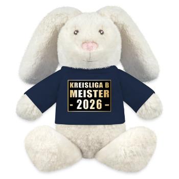 Champion of the Kreisliga B 2026 - MiniFeet® RecycelHase® Bunny Cream - french navy - Front