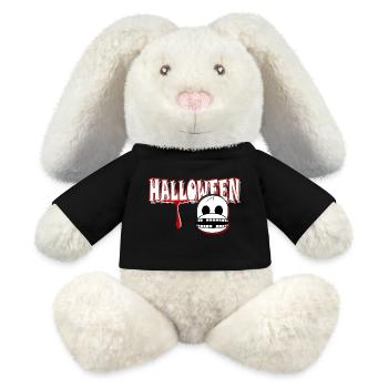 HALLOWEEN - MiniFeet® RecycelHase® Creme - Schwarz - Vorne