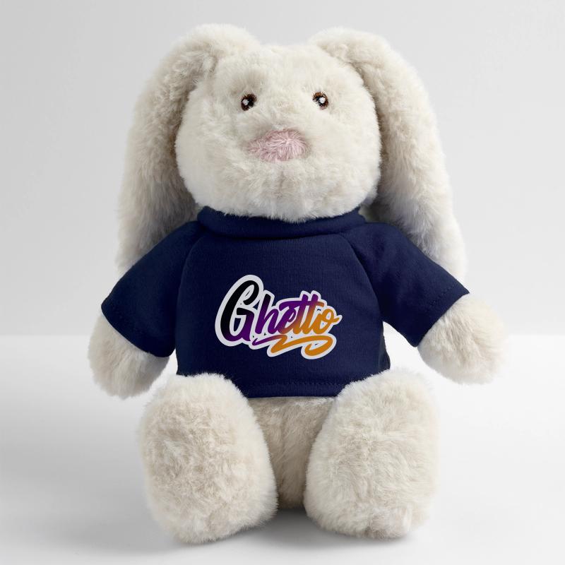 Ghetto Lapin en peluche recyclé MiniFeet® Crème