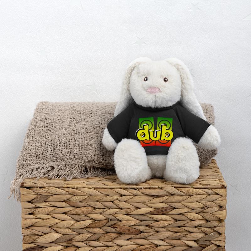 Dub Lapin en peluche recyclé MiniFeet® Crème