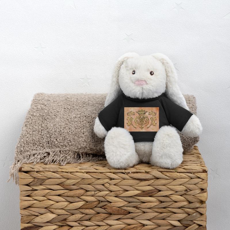 Bach Siegel / Monogramm / Wappen / Insignien MiniFeet® RecycelHase® Creme