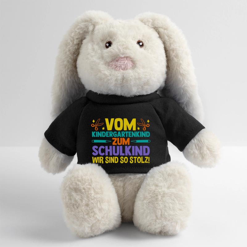 Eltern Schulkind Grundschule Erste Klasse Einschul MiniFeet® RecycelHase® Creme