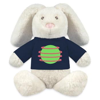 Stilvolles Orb-Design - MiniFeet® RecycelHase® Creme - French Navy - Vorne