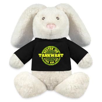 Job Gas Station Attendant - MiniFeet® RecycelHase® Bunny Cream - black - Front