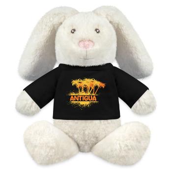 Party Antigua - MiniFeet® RecycelHase® Bunny Cream - black - Front