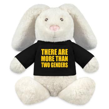 there are more than two genders - MiniFeet® RecycelHase® Creme - Schwarz - Vorne