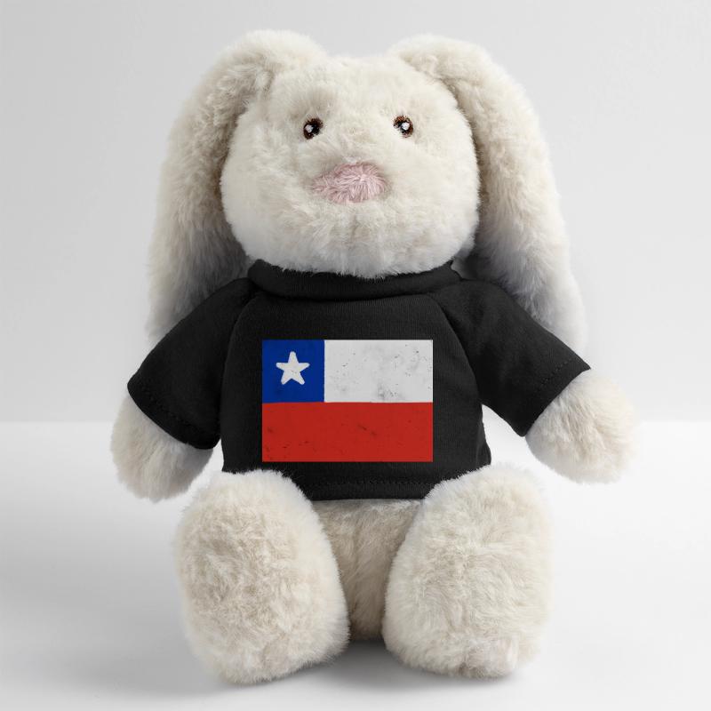 Flagge von Chile MiniFeet® RecycelHase® Creme