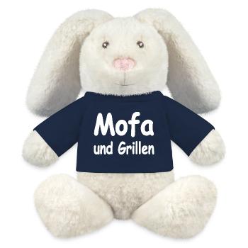 Mofa - MiniFeet® RecycelHase® Creme - French Navy - Vorne