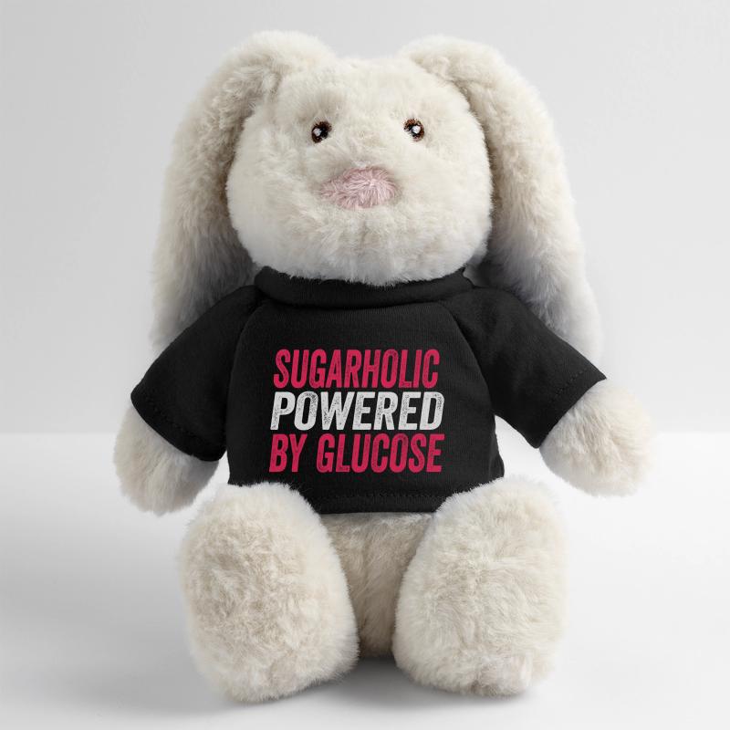 Sugarholic alimenté par le glucose Lapin en peluche recyclé MiniFeet® Crème