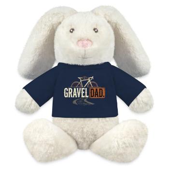 Gravel Bike Dad Fahrrad Offroad Papa - MiniFeet® RecycelHase® Bunny Cream - french navy - Front