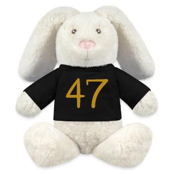 47 - MiniFeet® RecycelHase® Bunny Cream - black - Front