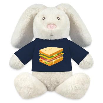 Süßes Sandwich - MiniFeet® RecycelHase® Creme - French Navy - Vorne